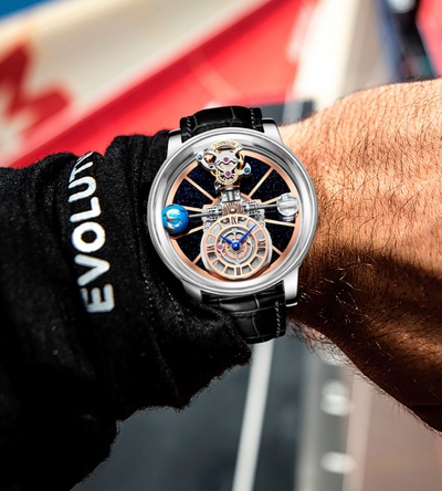 Reloj de Cuarzo para Hombre con Diseño Calado - Image 11