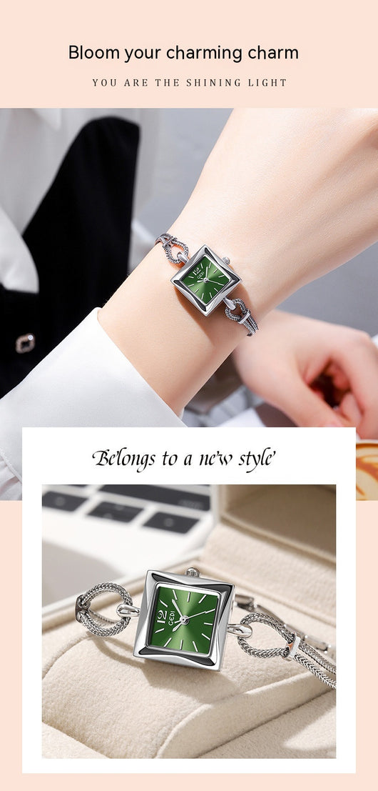 Reloj Pulsera Cuadrado Estilo Vintage en Aleación Premium - Image 26