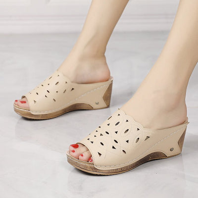 Sandalia Cuña Slip-On con Punta Abierta para Mujer - Image 42