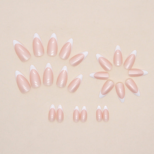 Uñas Postizas Francesas de Moda para Mujer - Image 10