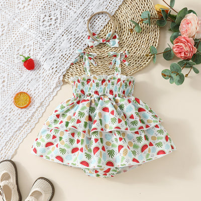 Enterizo de Verano para Bebé Niña - Diseño Ajustable para Gateo - Image 25
