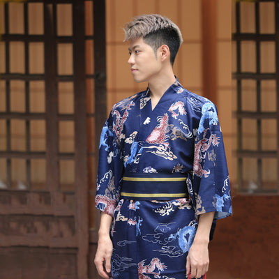 Kimono Japonés Grueso Antiarrugas para Hombre - Image 12