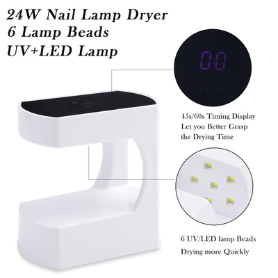 Lámpara LED Mini USB Q8 para Uñas de Gel - Image 18