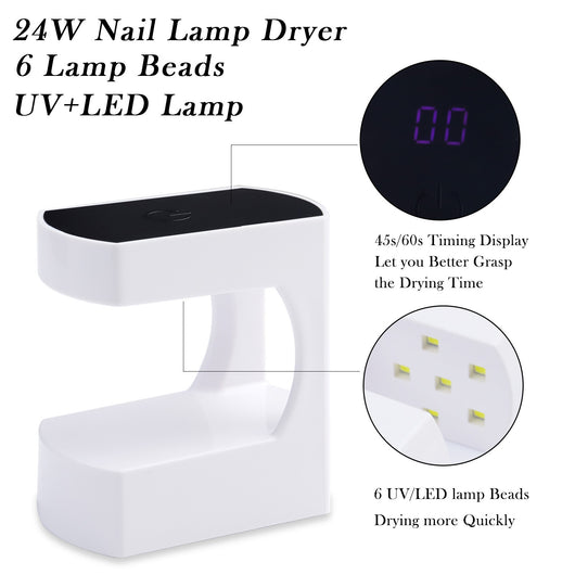 Lámpara LED Mini USB Q8 para Uñas de Gel - Image 18