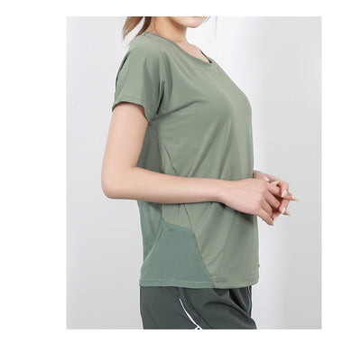 Playera Deportiva de Manga Corta Primavera Verano para Yoga y Fitness - Image 15