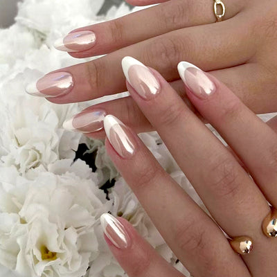 Uñas Postizas Francesas de Moda para Mujer - Image 14