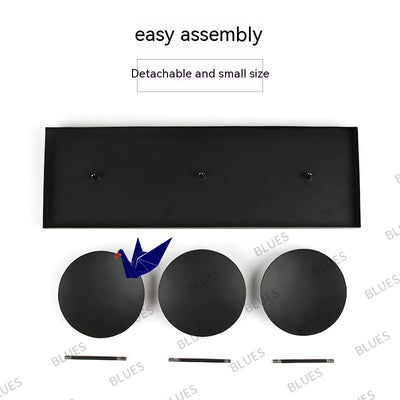 Candelabro de Tres Brazos Modular con Plato Grande para Velas de Pilar de 4 Pulgadas - Image 13