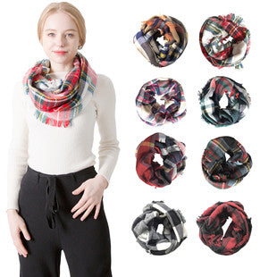 Chal Triangular Escocés para Otoño e Invierno - Amplio y Versátil - Image 101