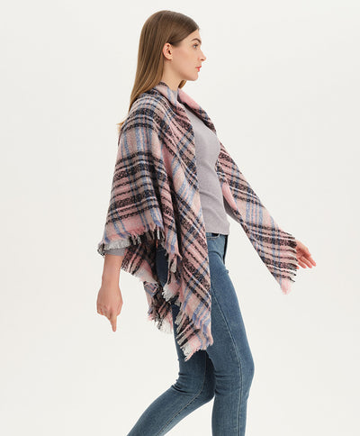 Chal Triangular Escocés para Otoño e Invierno - Amplio y Versátil - Image 112