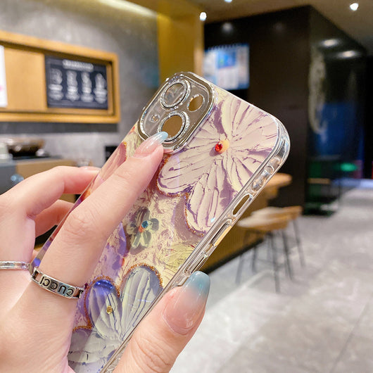 Funda para Teléfono con Flores Azules Anti Luz Azul - Image 8