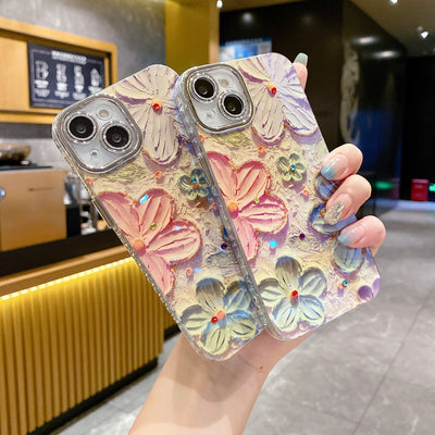 Funda para Teléfono con Flores Azules Anti Luz Azul - Image 10