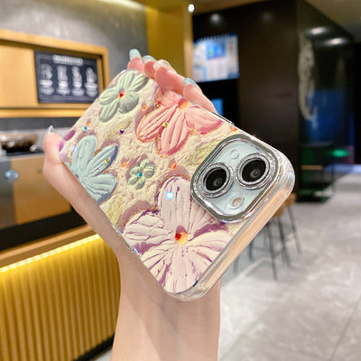 Funda para Teléfono con Flores Azules Anti Luz Azul - Image 11