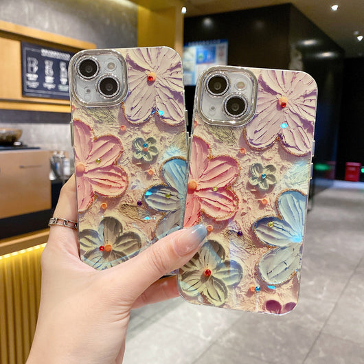 Funda para Teléfono con Flores Azules Anti Luz Azul - Image 12