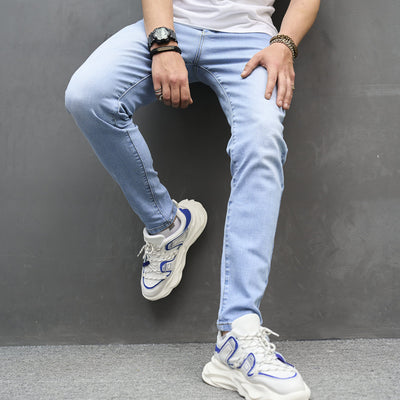 Jeans Skinny Elásticos de Algodón para Hombre - Image 17