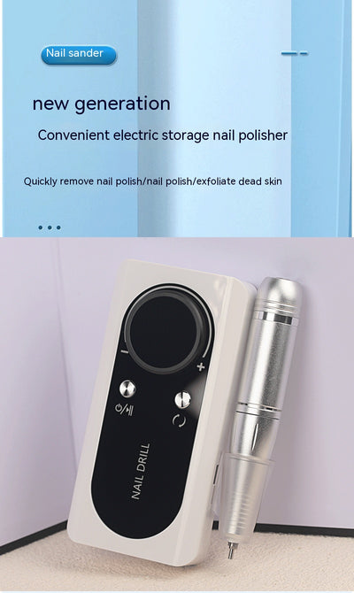 Removedor de Esmalte Eléctrico Profesional Japonés con Pulidor de Uñas - Image 20