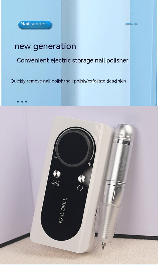 Removedor de Esmalte Eléctrico Profesional Japonés con Pulidor de Uñas - Image 20