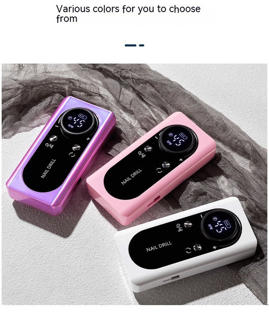 Removedor de Esmalte Eléctrico Profesional Japonés con Pulidor de Uñas - Image 23