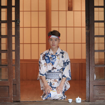 Kimono Japonés Grueso Antiarrugas para Hombre - Image 17