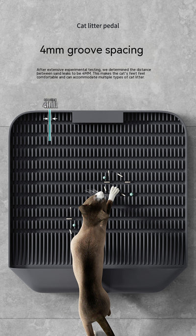 Arenero para Gatos con Pedal y Tapete Absorbente - Image 16