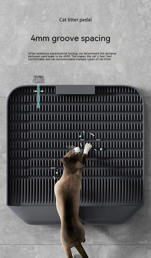 Arenero para Gatos con Pedal y Tapete Absorbente - Image 16