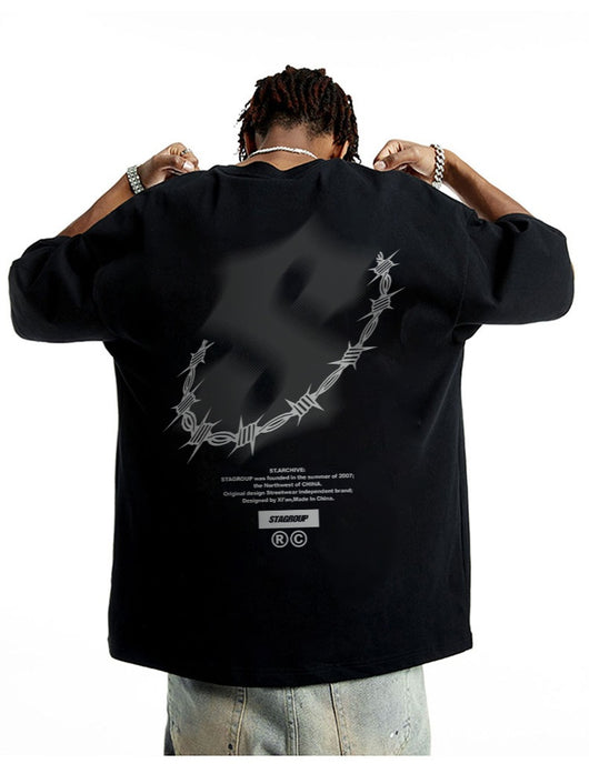 Camiseta Retro Americana de Manga Corta para Hombre - Verano - Image 13