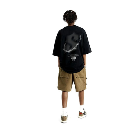 Camiseta Retro Americana de Manga Corta para Hombre - Verano - Image 14