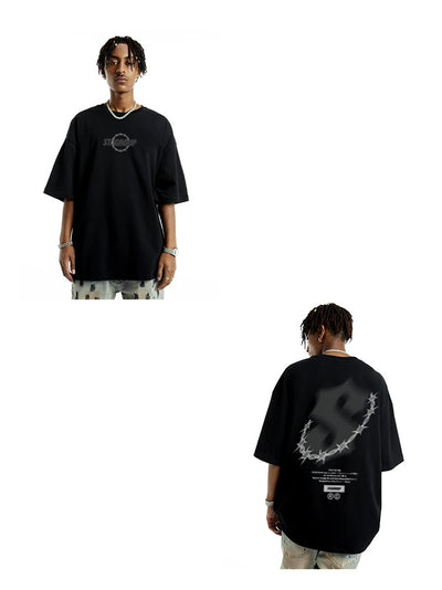 Camiseta Retro Americana de Manga Corta para Hombre - Verano - Image 17