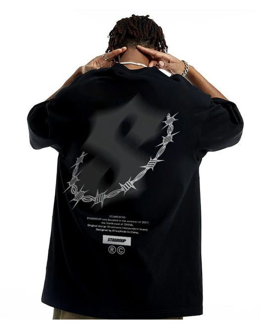 Camiseta Retro Americana de Manga Corta para Hombre - Verano - Image 21