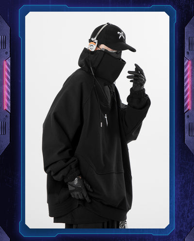 Suéter Cuello Alto Funcional Hip Hop para Hombre - Otoño e Invierno - Image 18