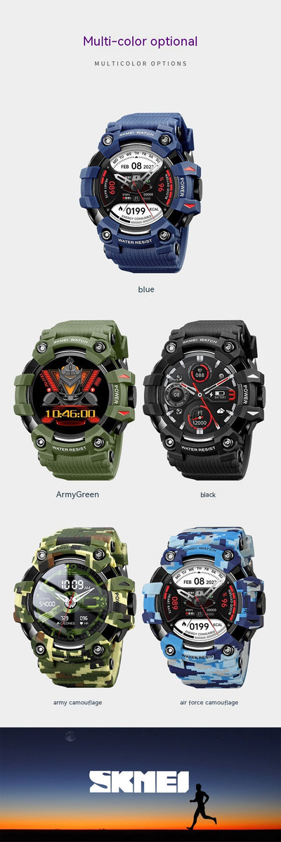 Reloj Inteligente Deportivo Resistente al Agua con Doble Luminosidad para Hombre - Image 12