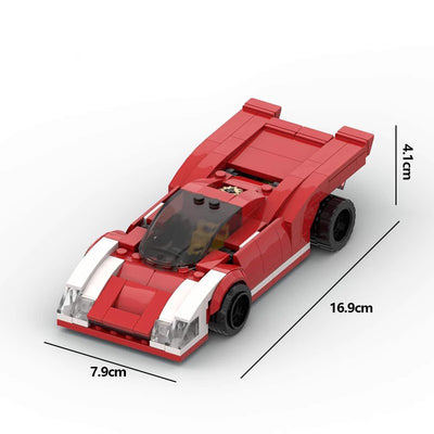 Set de Bloques de Construcción Modelo Auto de Carreras - Image 7