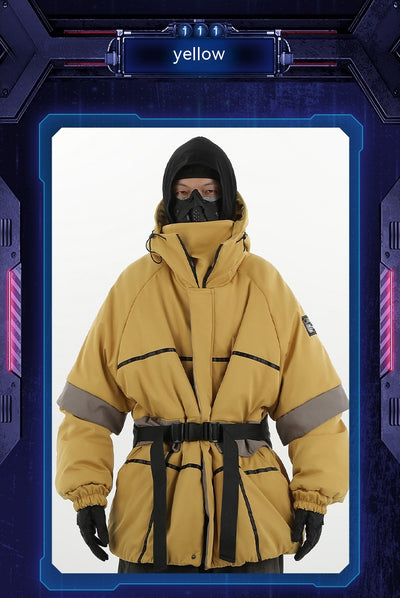 Abrigo Acolchado para Hombre con Capucha y Detalles en Contraste - Image 15