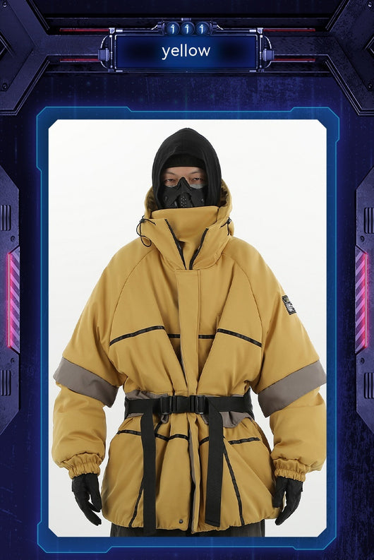 Abrigo Acolchado para Hombre con Capucha y Detalles en Contraste - Image 15