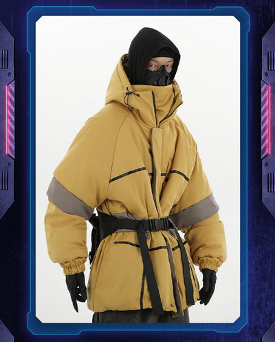 Abrigo Acolchado para Hombre con Capucha y Detalles en Contraste - Image 17