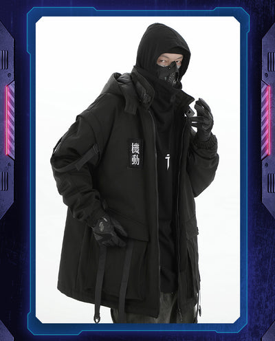 Chaqueta Funcional con Capucha y Cinta Móvil para Hombre - Algodón Invierno - Image 19