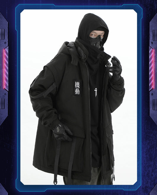 Chaqueta Funcional con Capucha y Cinta Móvil para Hombre - Algodón Invierno - Image 19