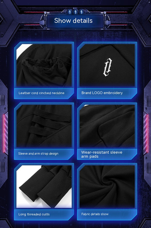 Abrigo Hoodie Suelto Casual para Hombre - Image 9