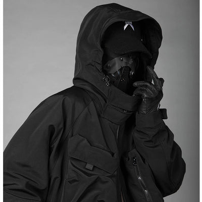 Chaqueta de Trabajo Holgada con Capucha - Diseño Tridimensional y Casual - Image 12