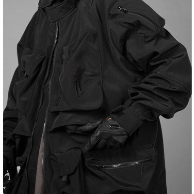 Chaqueta de Trabajo Holgada con Capucha - Diseño Tridimensional y Casual - Image 16