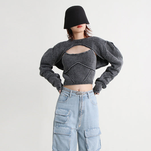 Chaleco Tejido Liso para Mujer - Conjunto Elegante de Diseño - Image 36