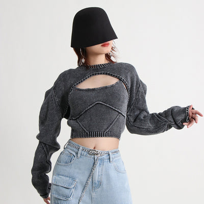 Chaleco Tejido Liso para Mujer - Conjunto Elegante de Diseño - Image 54