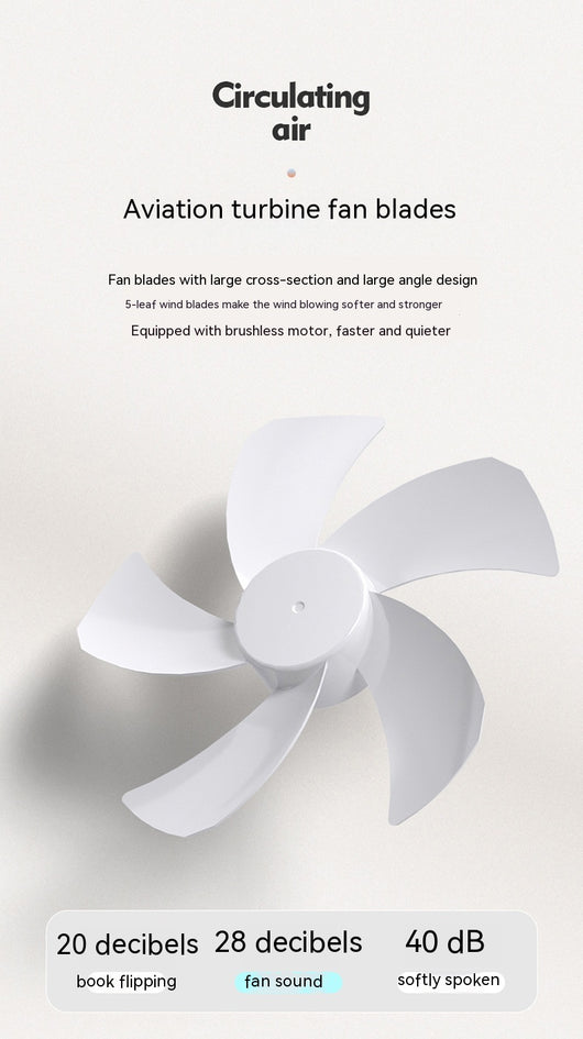 Ventilador Portátil Recargable con Luz Nocturna - Diseño Infantil para Escritorio y Cabecera - Image 36