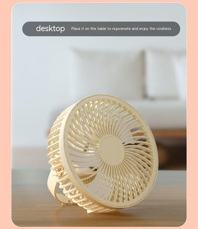 Ventilador Portátil Recargable con Luz Nocturna - Diseño Infantil para Escritorio y Cabecera - Image 48