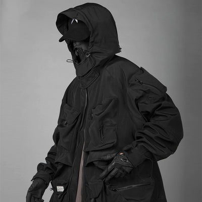 Chaqueta de Trabajo Holgada con Capucha - Diseño Tridimensional y Casual - Image 19