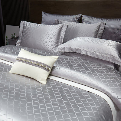 Juego de Cama Jacquard Algodón Premium de 4 Piezas - Image 17