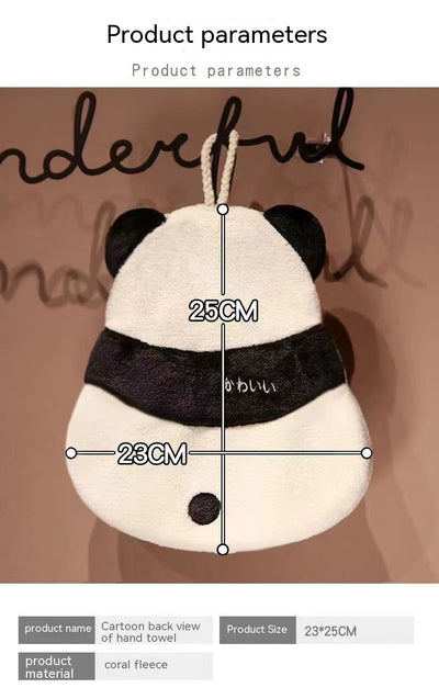 Toalla Infantil de Microfibra Coral con Diseño Panda y Abeja - Image 12