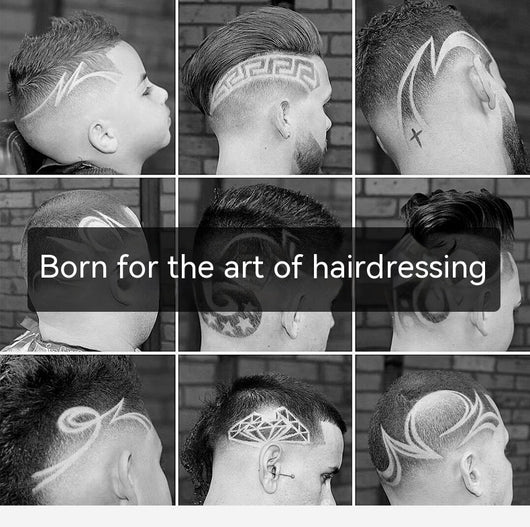 Cortadora de Cabello Profesional Retro con Grabado - Máquina de Afeitar Eléctrica de Precisión - Image 39