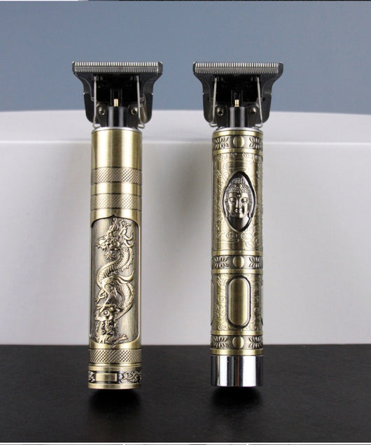 Cortadora de Cabello Profesional Retro con Grabado - Máquina de Afeitar Eléctrica de Precisión - Image 46