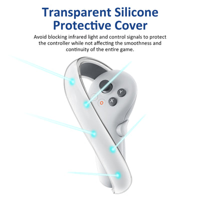 Anillo de Protección de Silicona Transparente para Controles Pico Neo 4 - Image 14
