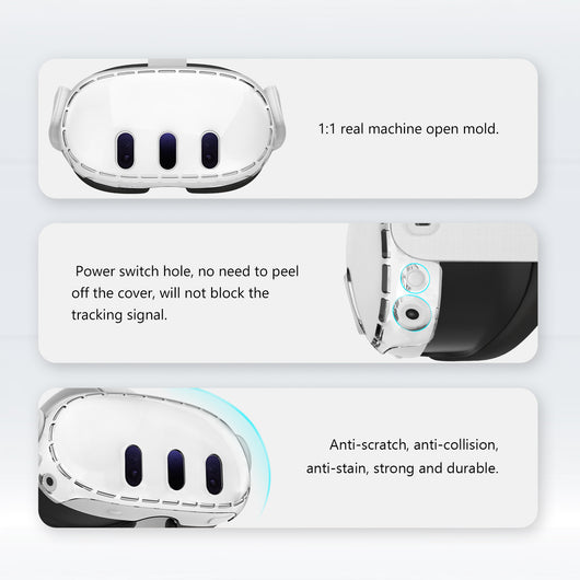 Funda Protectora de PC Transparente para Gafas VR - Resistente a Caídas y Rayones - Image 9